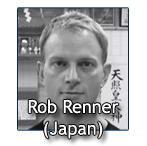 Rob Renner, Shihan (Japan)
